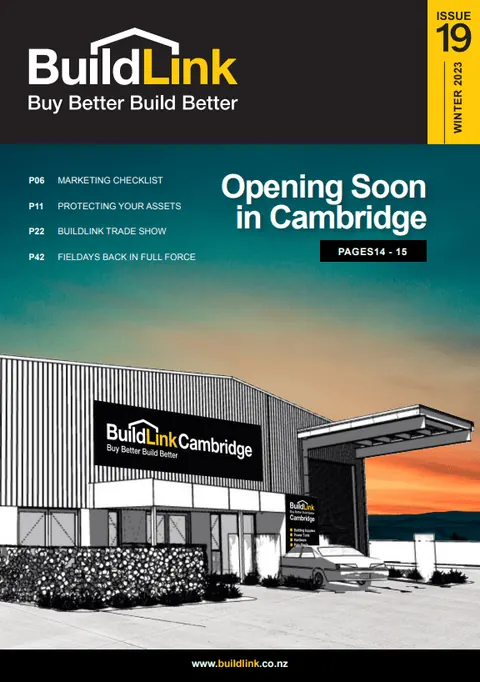 Cover of BuildLink Magazine issue 19, Winter 2023
