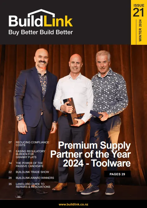 Cover of BuildLink Magazine issue 21, Winter 2024