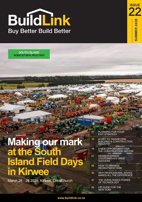 Cover of BuildLink Magazine issue 22, Summer 2024